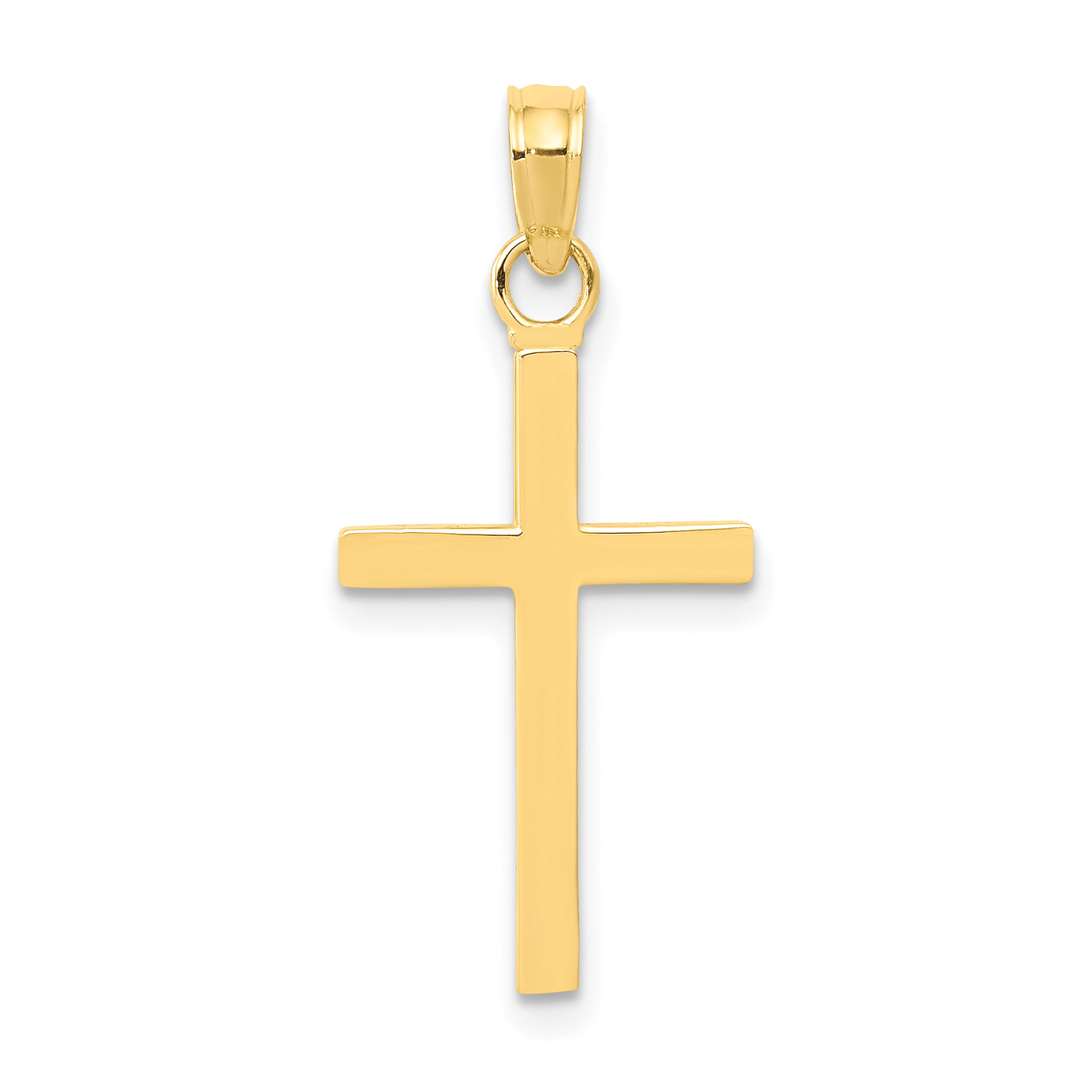 10k 3-D Cross Pendant (10K2116)