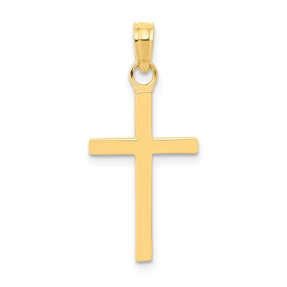 10k 3-D Cross Pendant (10K2116)