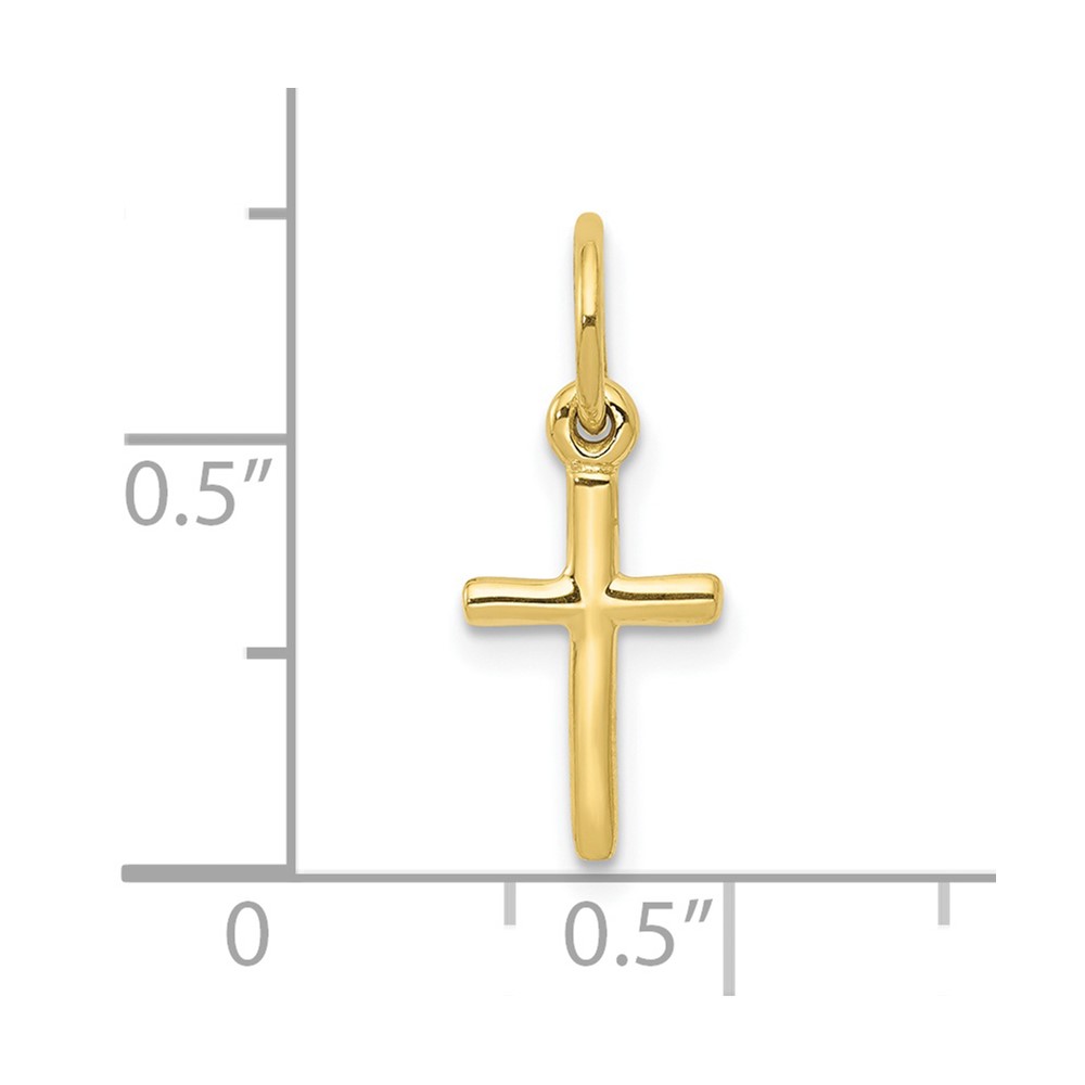 10k Small Cross Charm (10K2280)