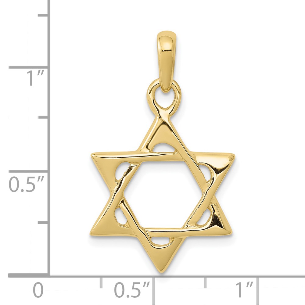 10k Star of David Pendant (10K2298)