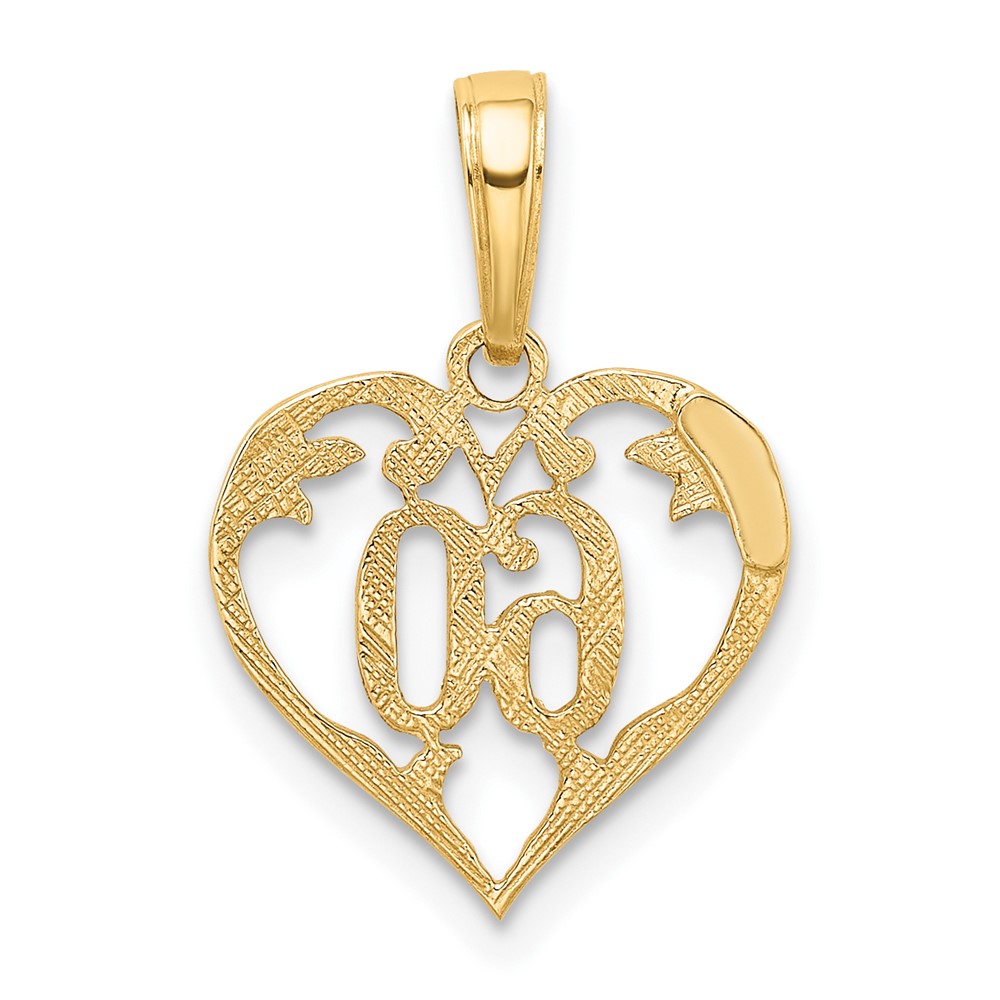 10k 60 Heart Pendant (10K2616)
