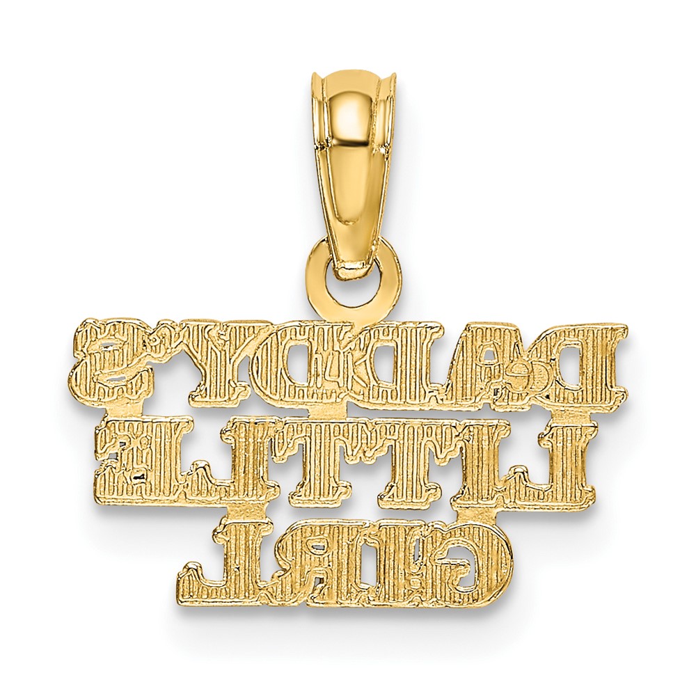10k DADDYS LITTLE GIRL Charm (10K2699)