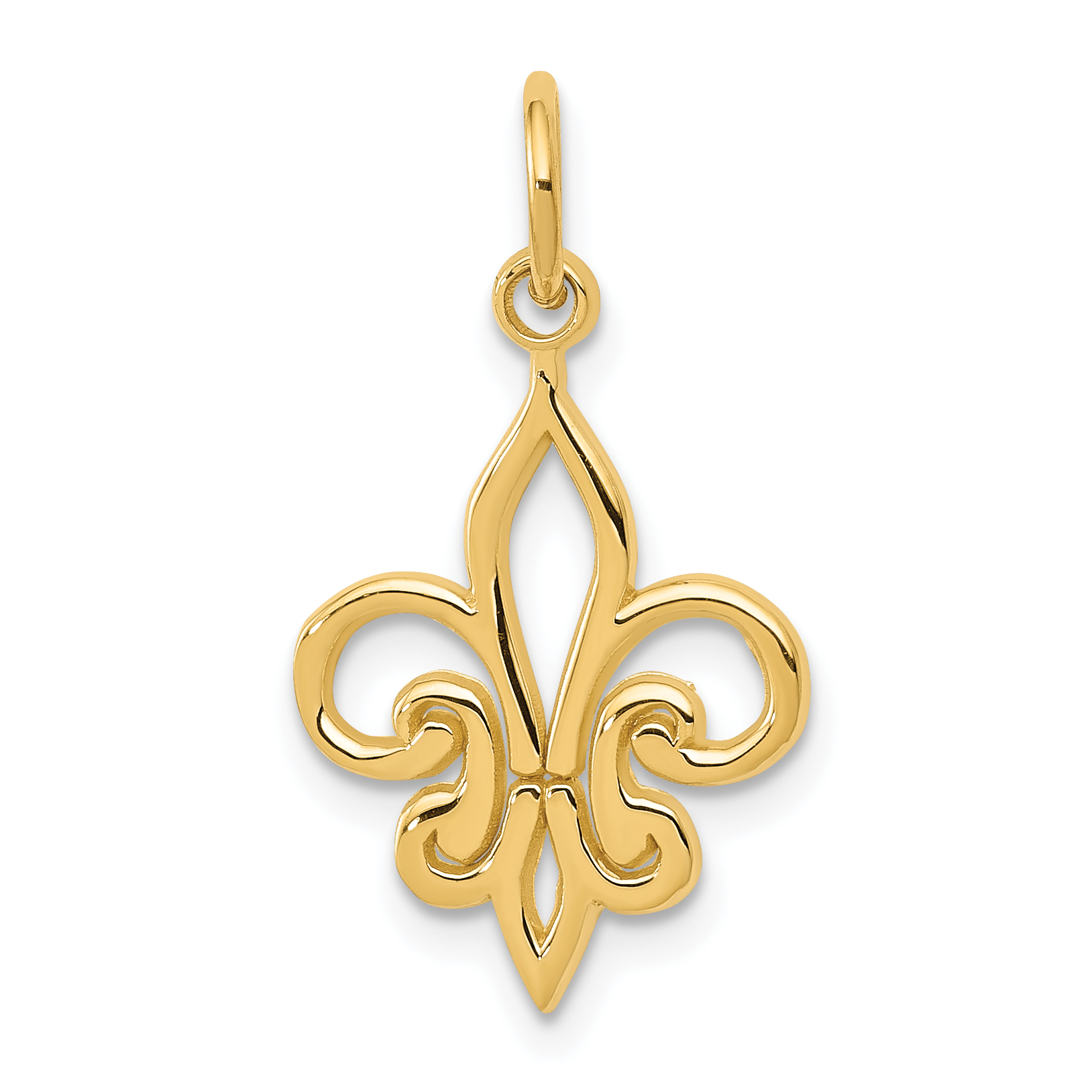 10k Fleur De Lis Charm (10K2756)