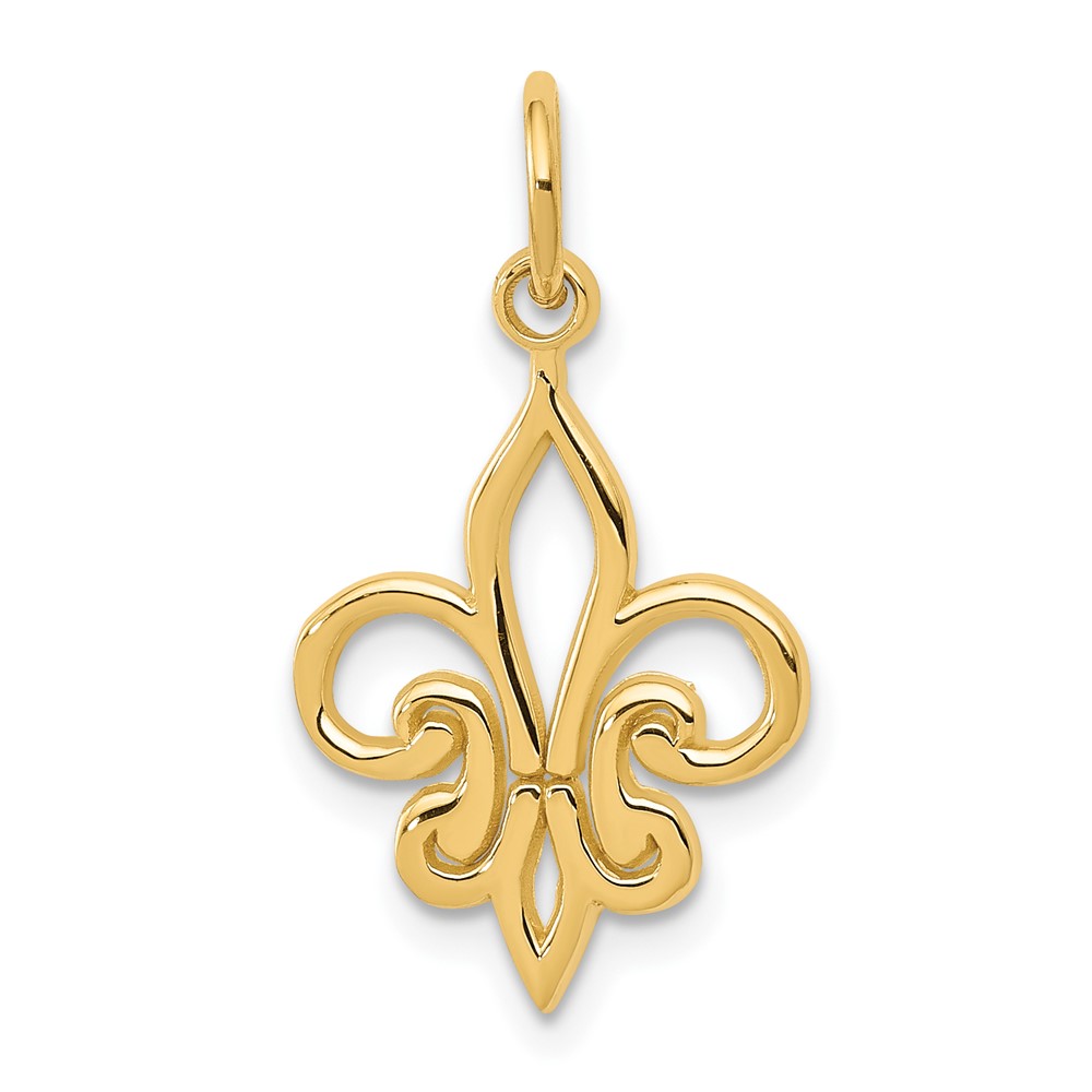 10k Fleur De Lis Charm (10K2756)