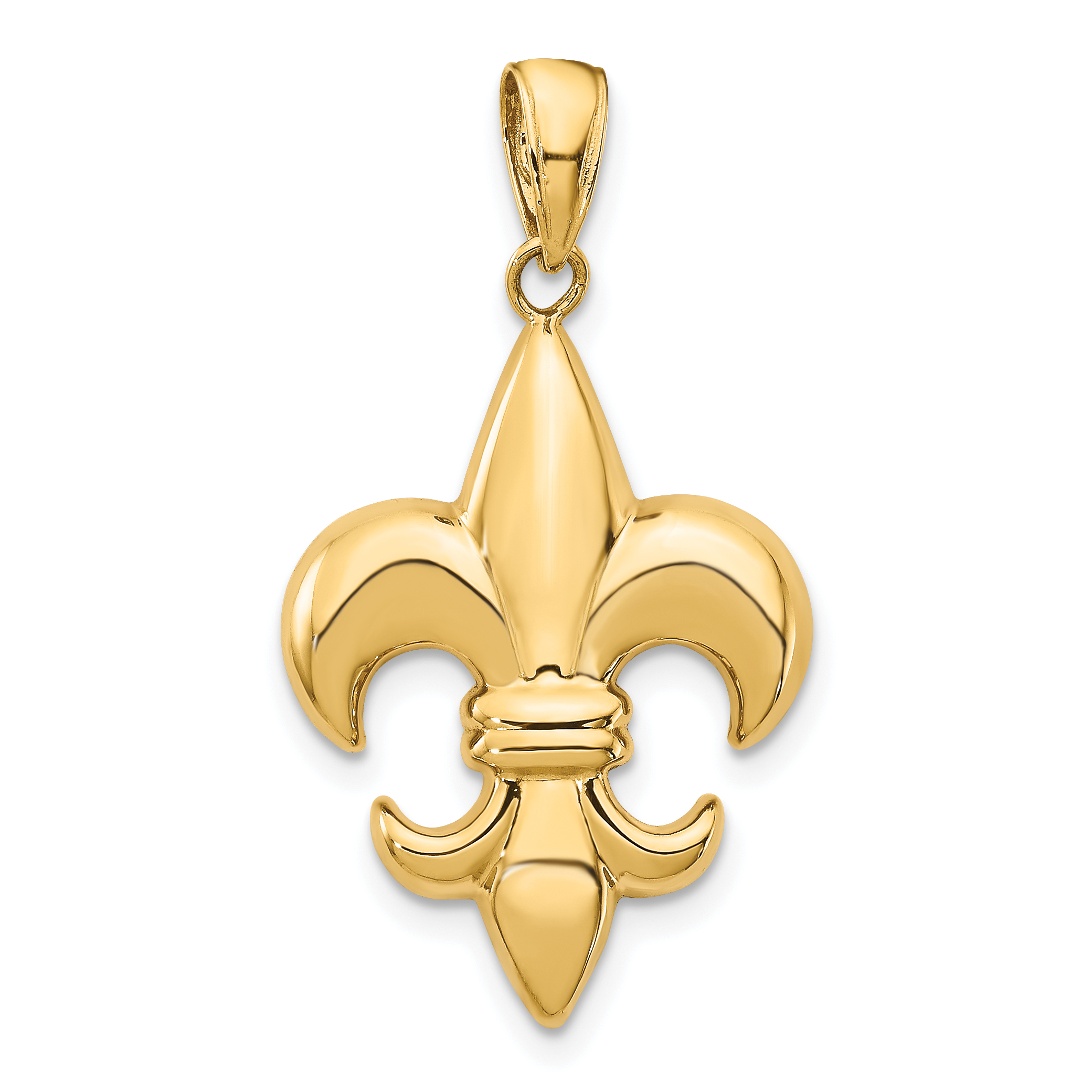 10k Medium Fleur-De-Lis Pendant (10K2760)