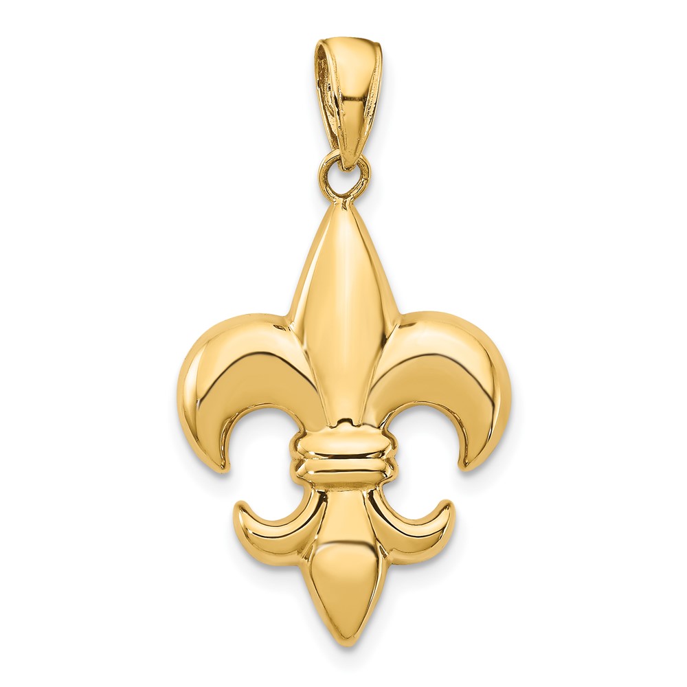 10k Medium Fleur-De-Lis Pendant (10K2760)