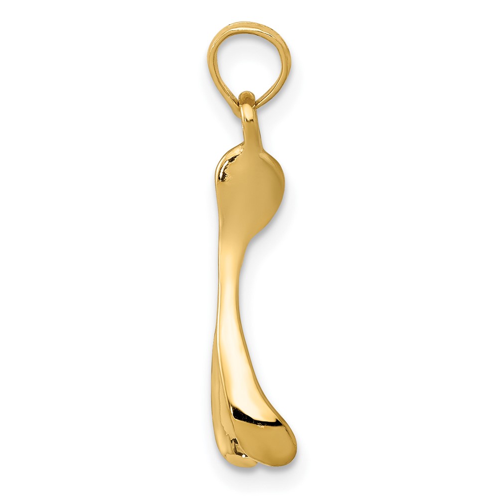 10K Wishbone Charm (10K2766)