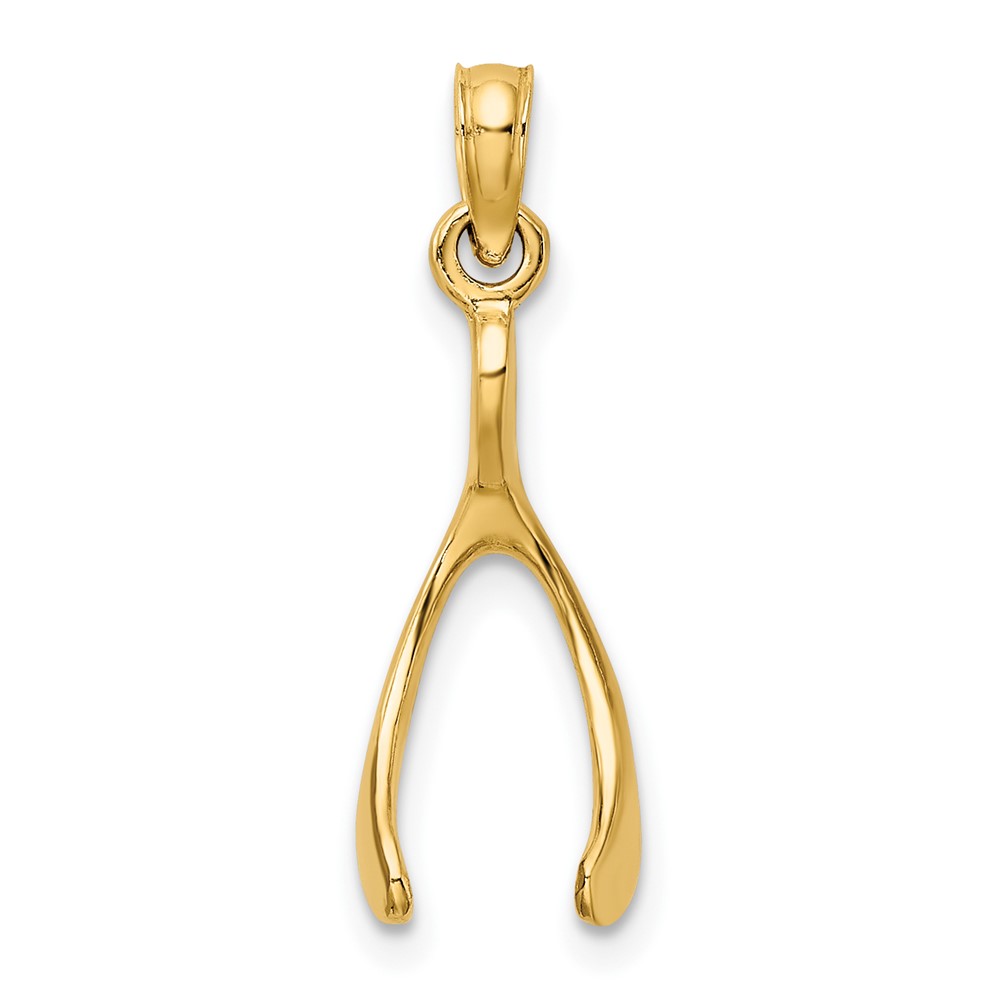 10K Wishbone Charm (10K2766)