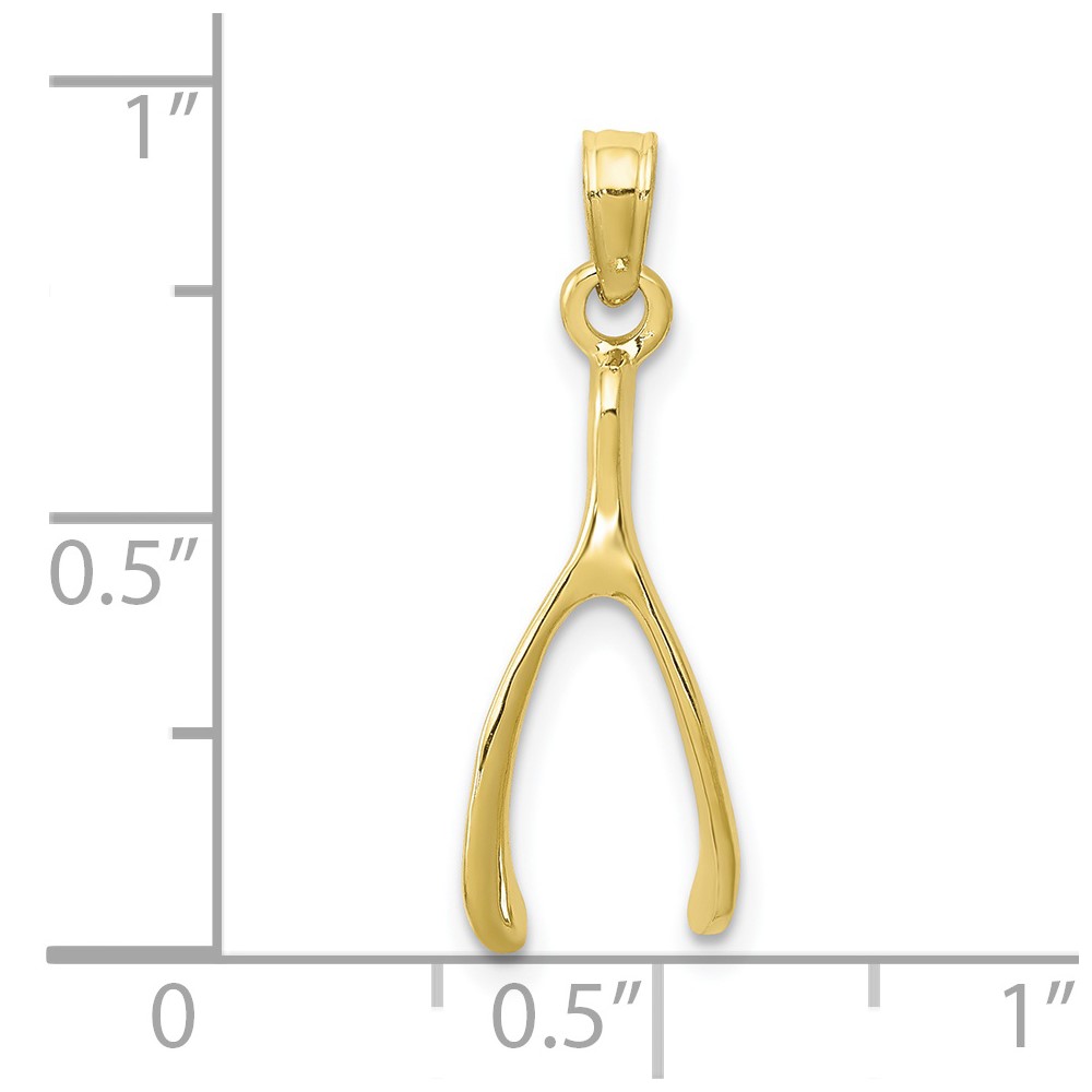 10K Wishbone Charm (10K2766)