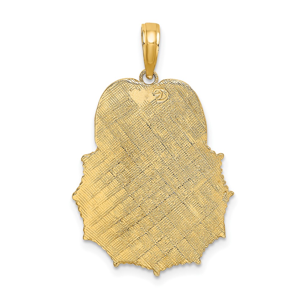 10k FIREFIGHTER FIRE DEPT. Badge Charm (10K2843)