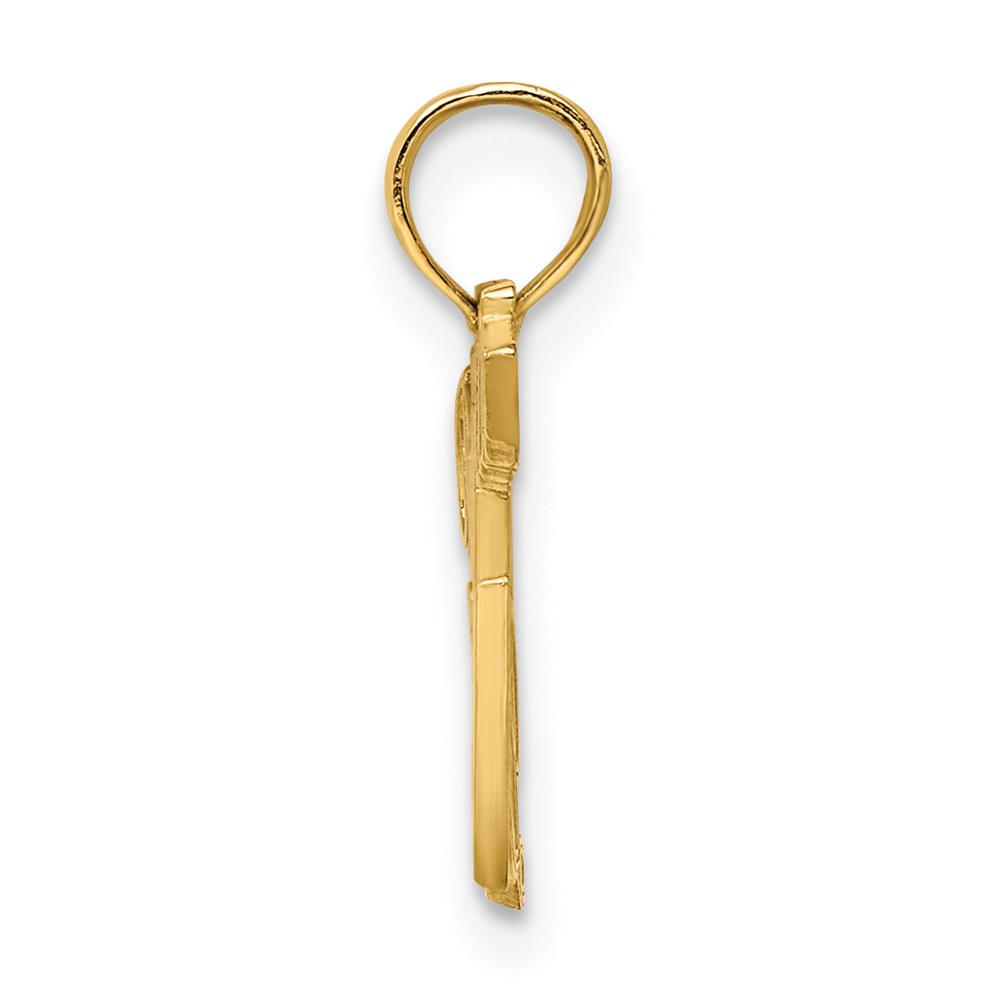10k POLICEMAN'S LADY Charm (10K2846)