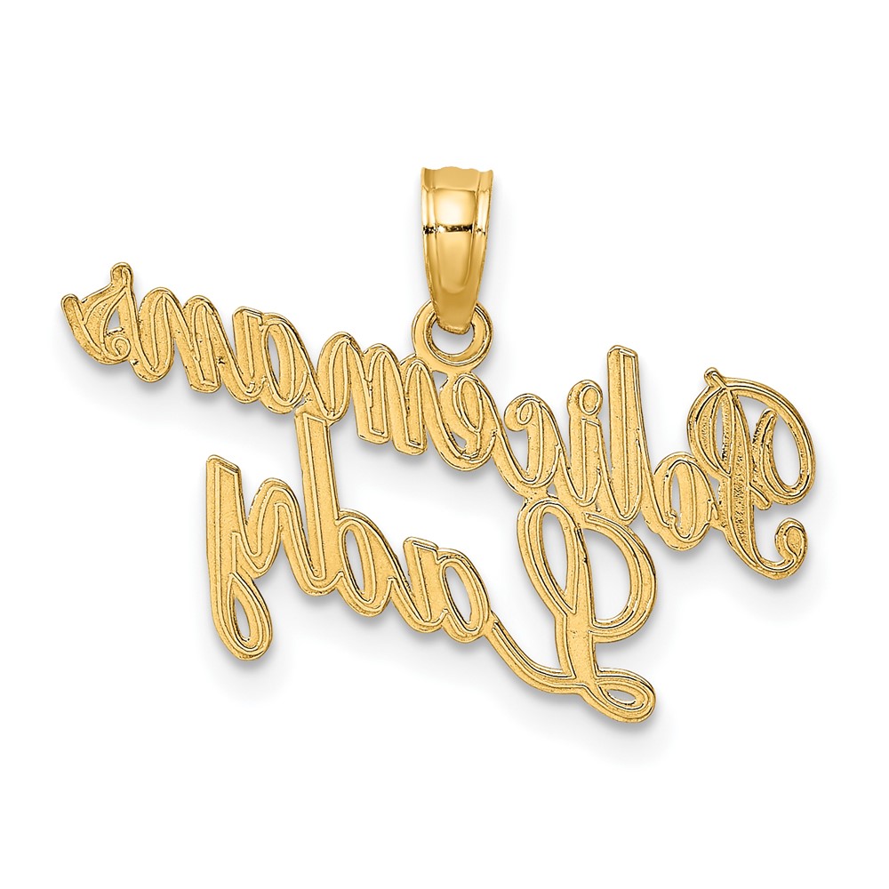 10k POLICEMAN'S LADY Charm (10K2846)
