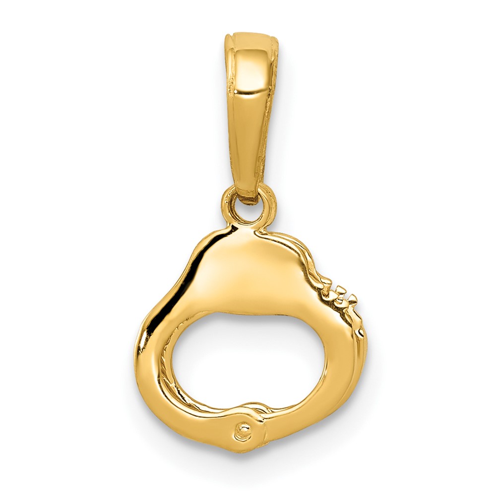 10K Handcuffs Pendant (10K2848)