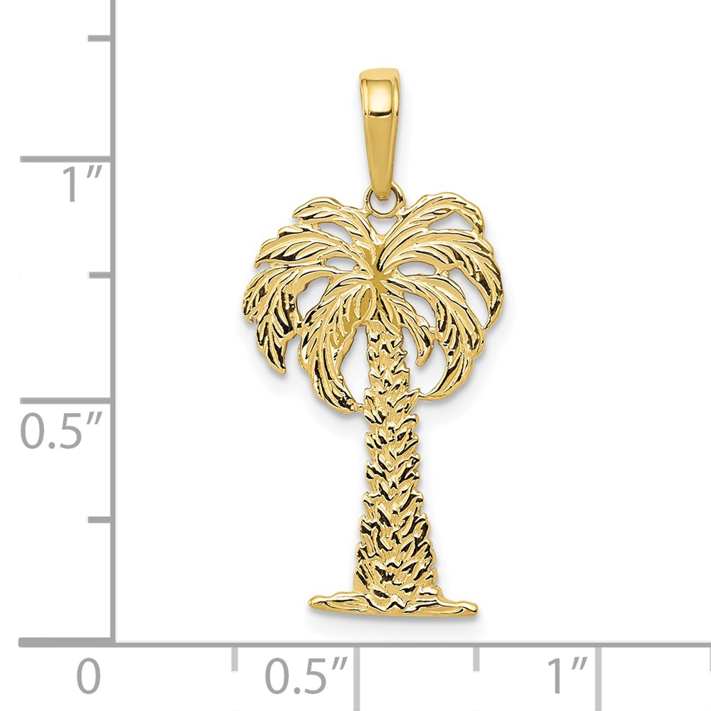 10k Palm Tree Pendant (10K2887)