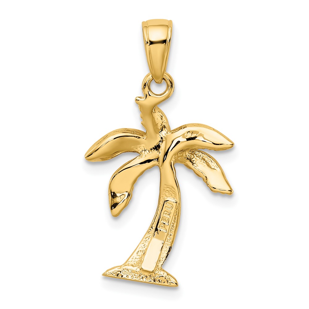 10k Palm Tree Pendant (10K2894)