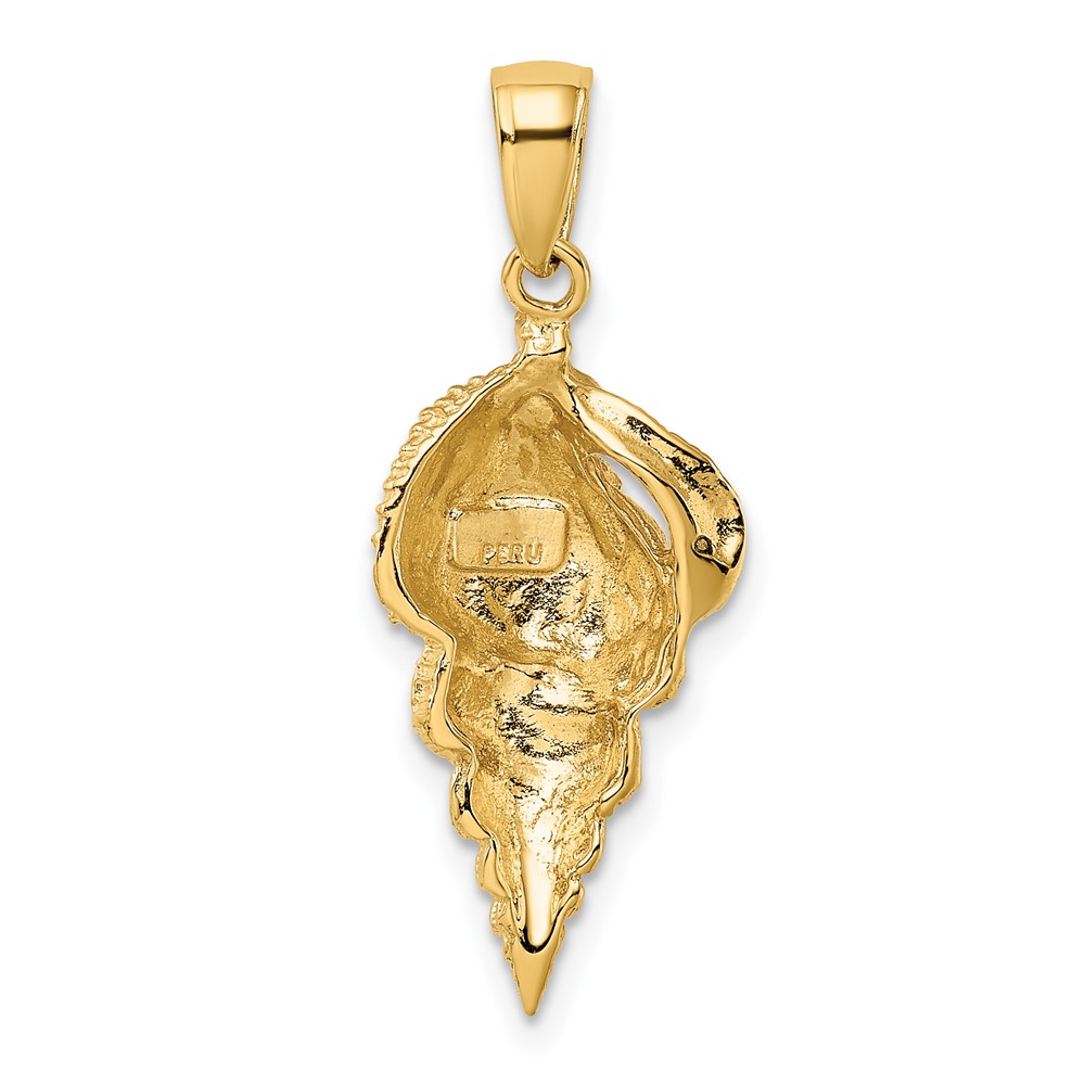 10k Conch Shell Pendant (10K2912)