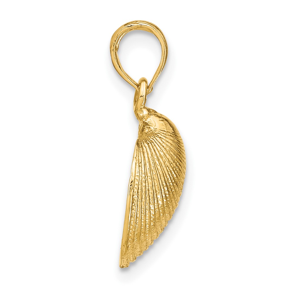 10K Medium Clam Shell Pendant (10K2917)