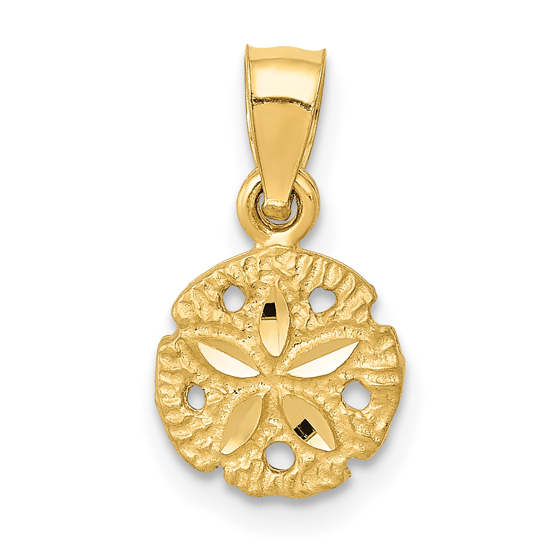 10K Sand Dollar Pendant (10K2931)