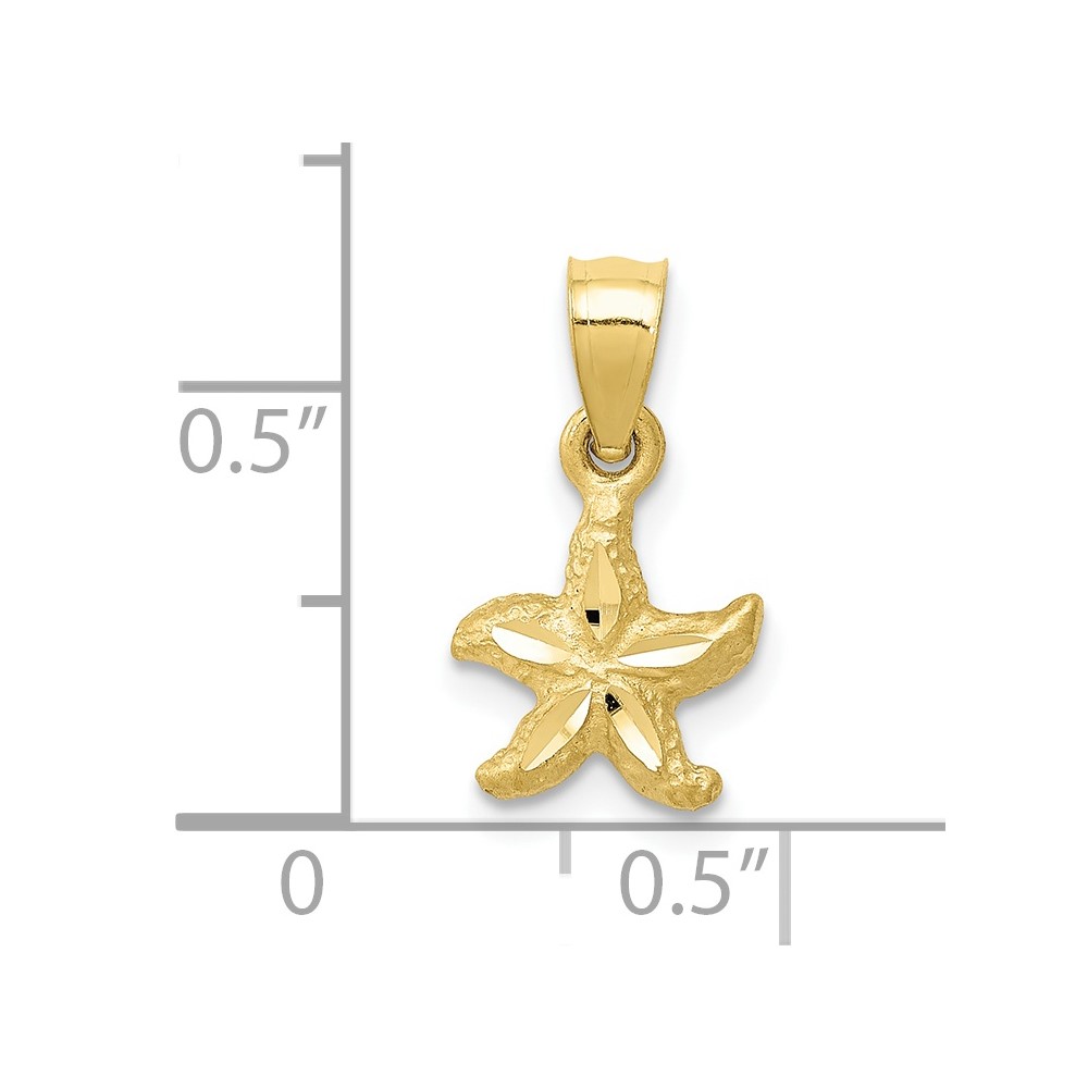10K Starfish Pendant (10K2949)