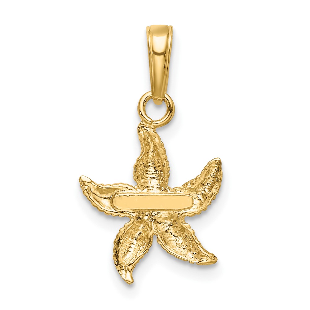 10K w/Rhodium Starfish Charm (10K2953)