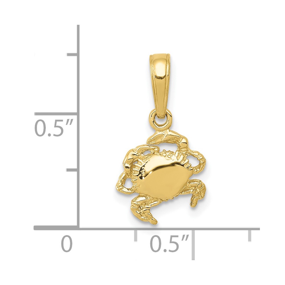 10k Crab Pendant (10K2988)