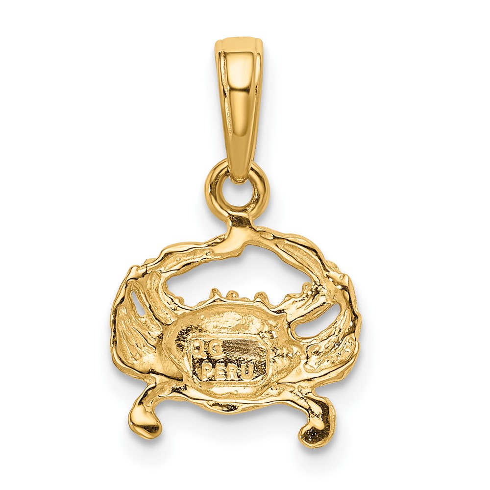 10k Crab Pendant (10K2990)