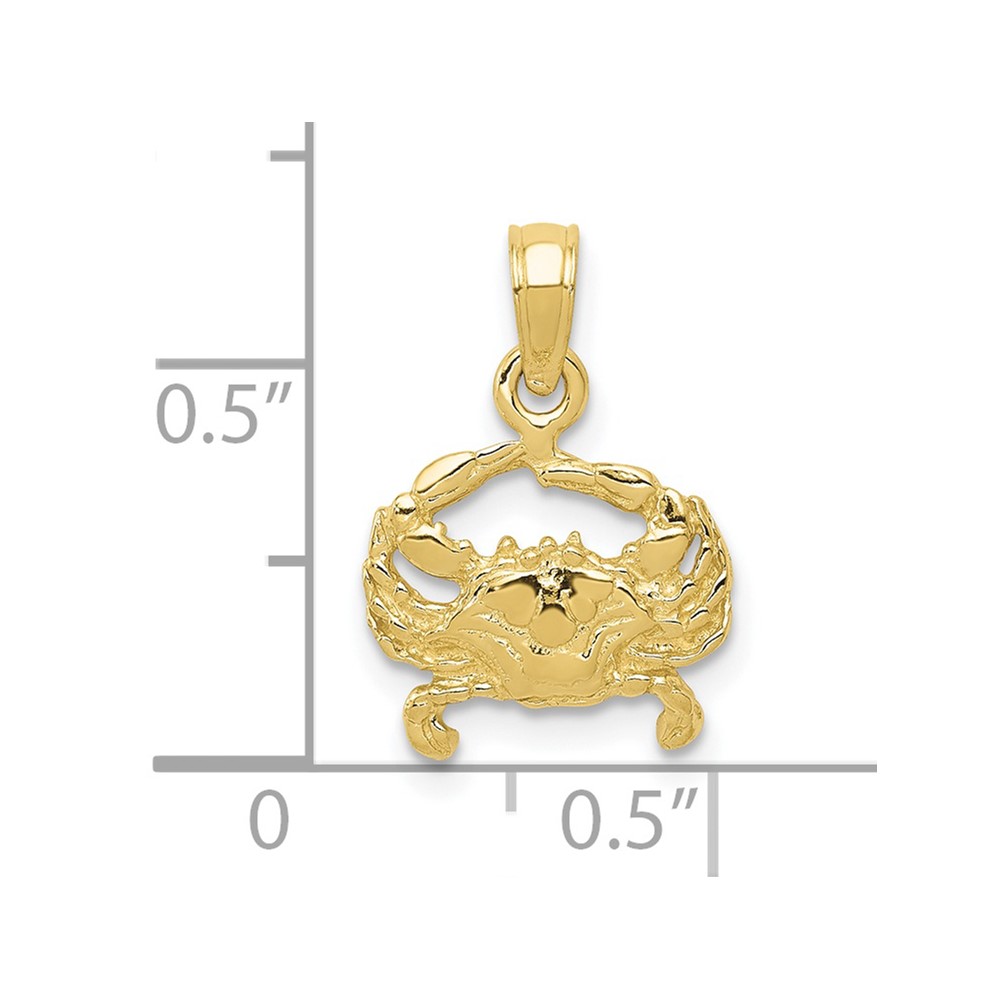 10k Crab Pendant (10K2990)