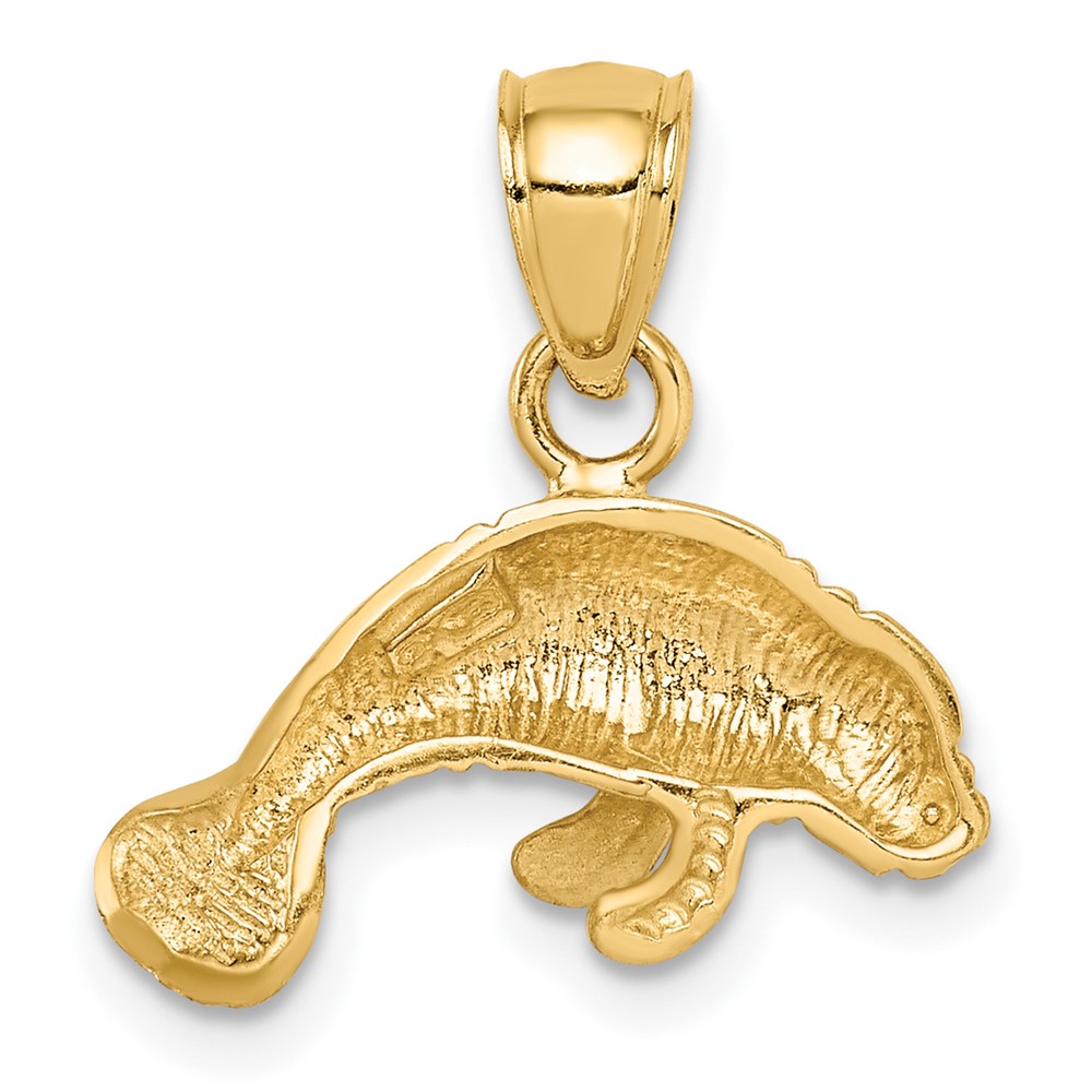 10K Manatee Pendant (10K2996)