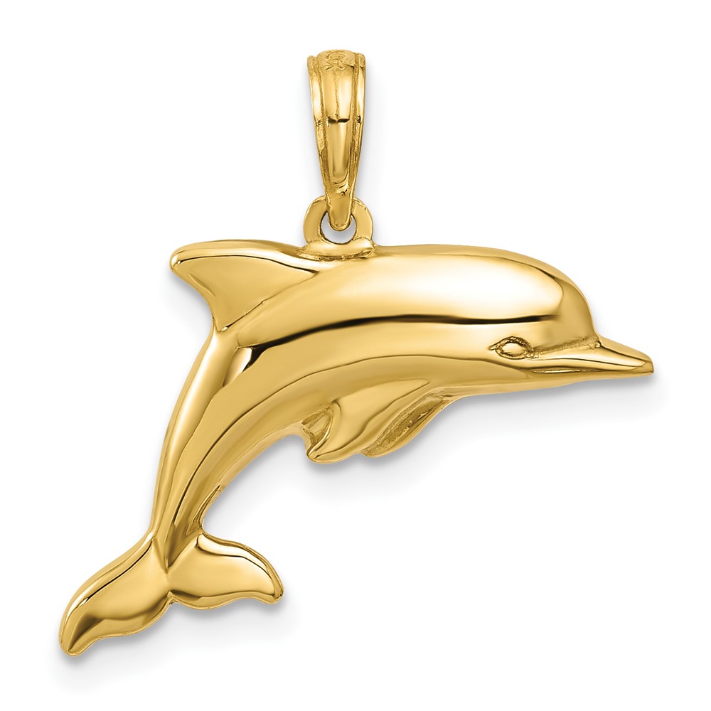 10k Dolphin Pendant (10K3012)