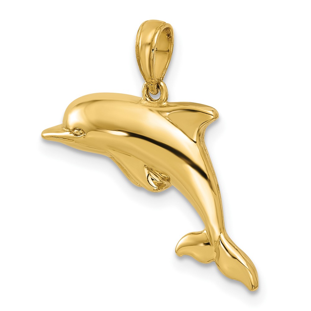 10k Dolphin Pendant (10K3012)