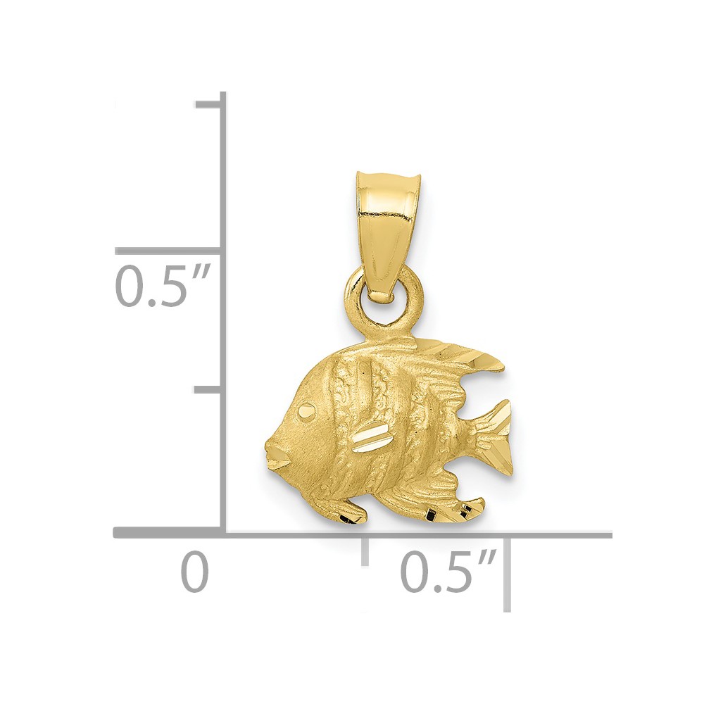 10K Fish Pendant (10K3048)