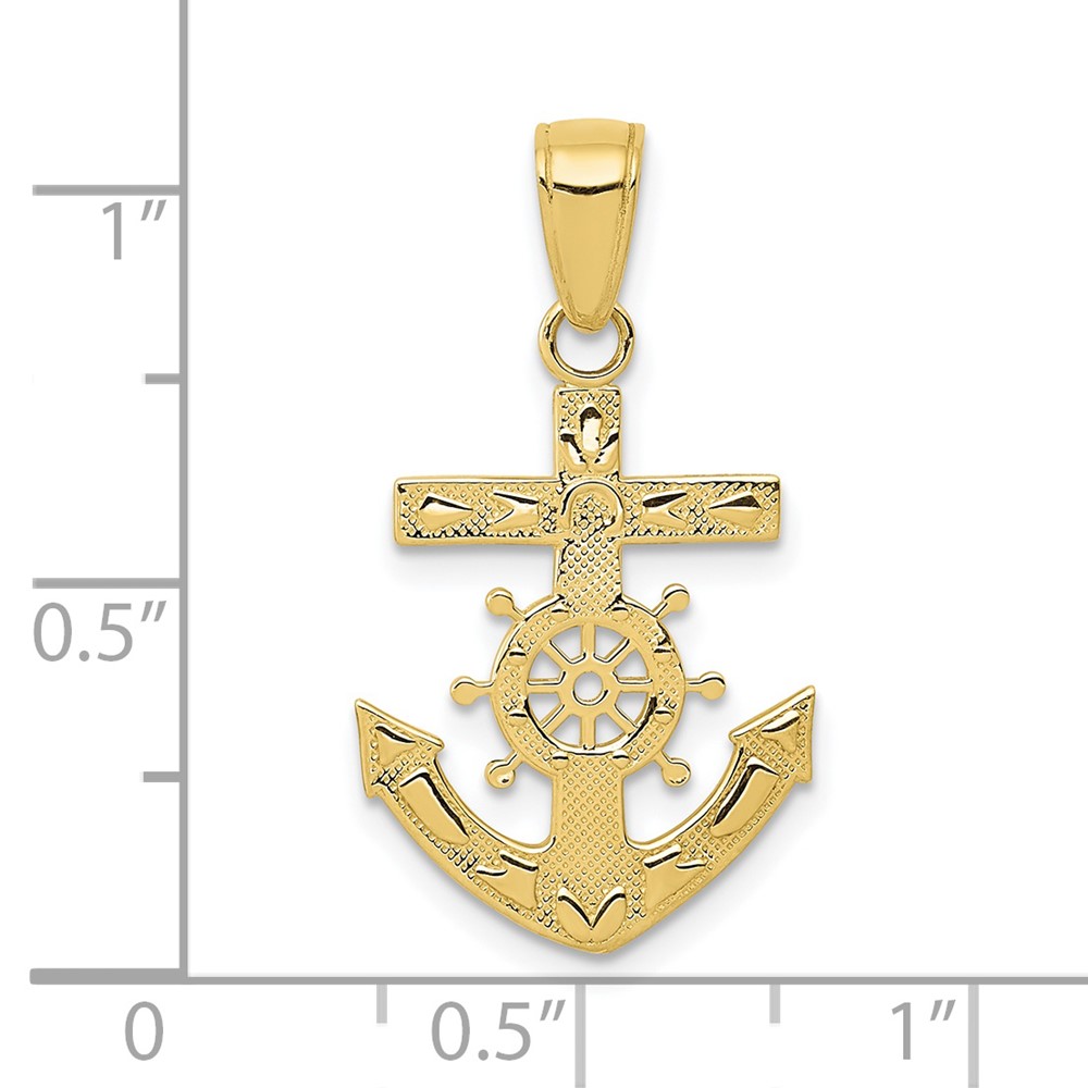 10k Mariner's Cross Pendant (10K3076)