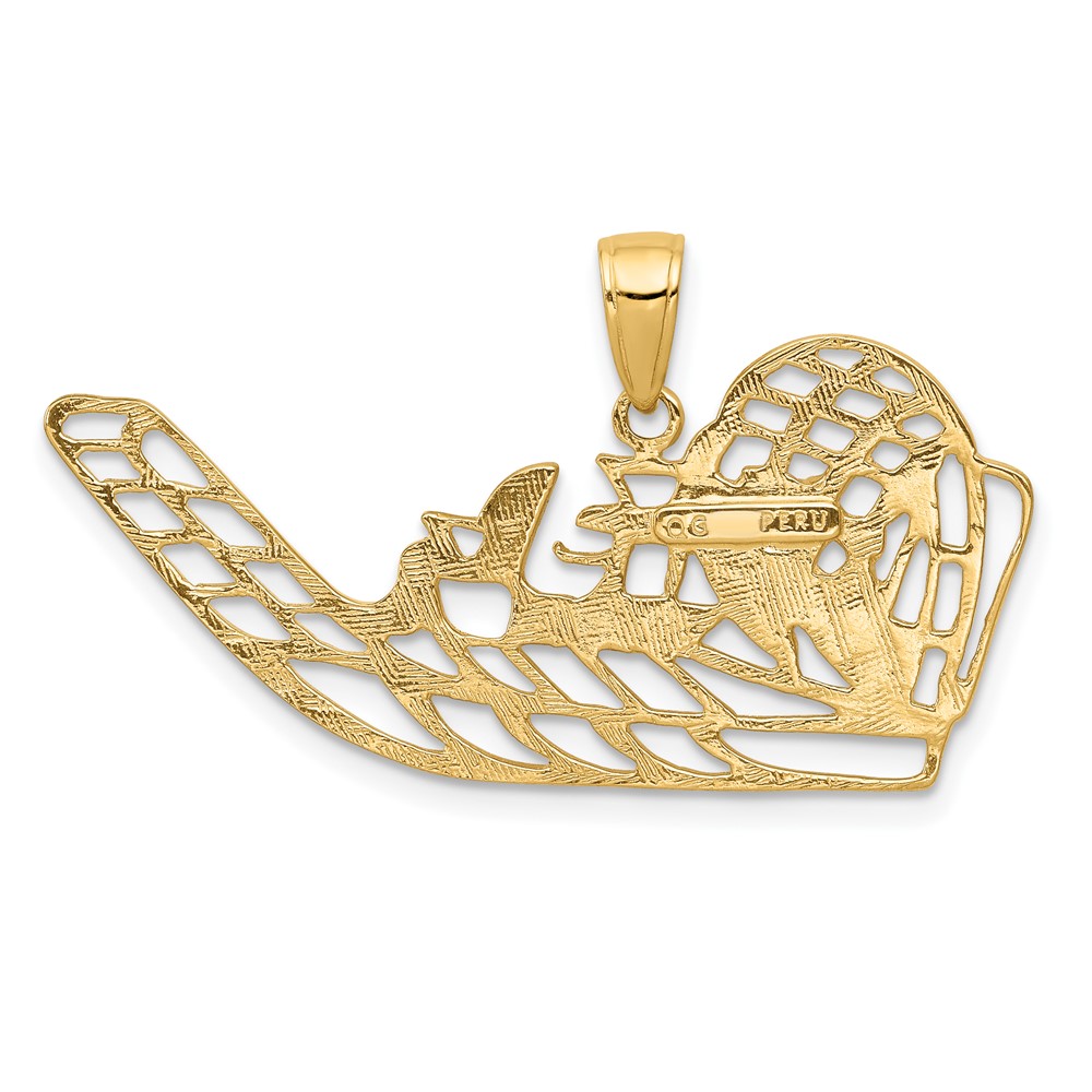 10K Air Boat Pendant (10K3102)