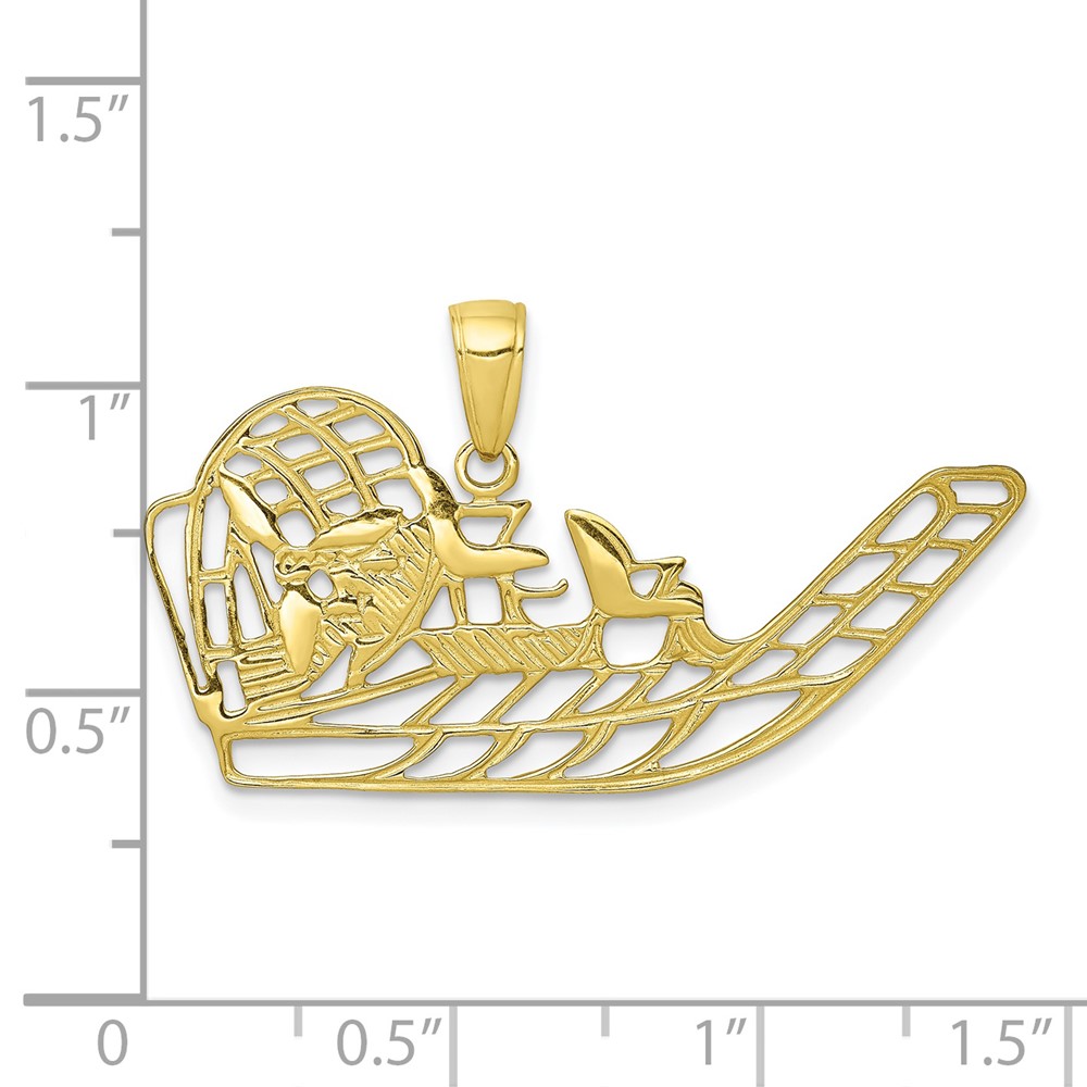 10K Air Boat Pendant (10K3102)