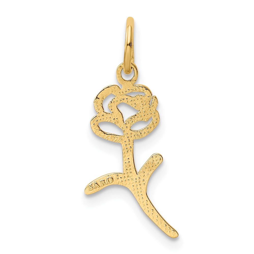 10k Rose Charm (10K3221)