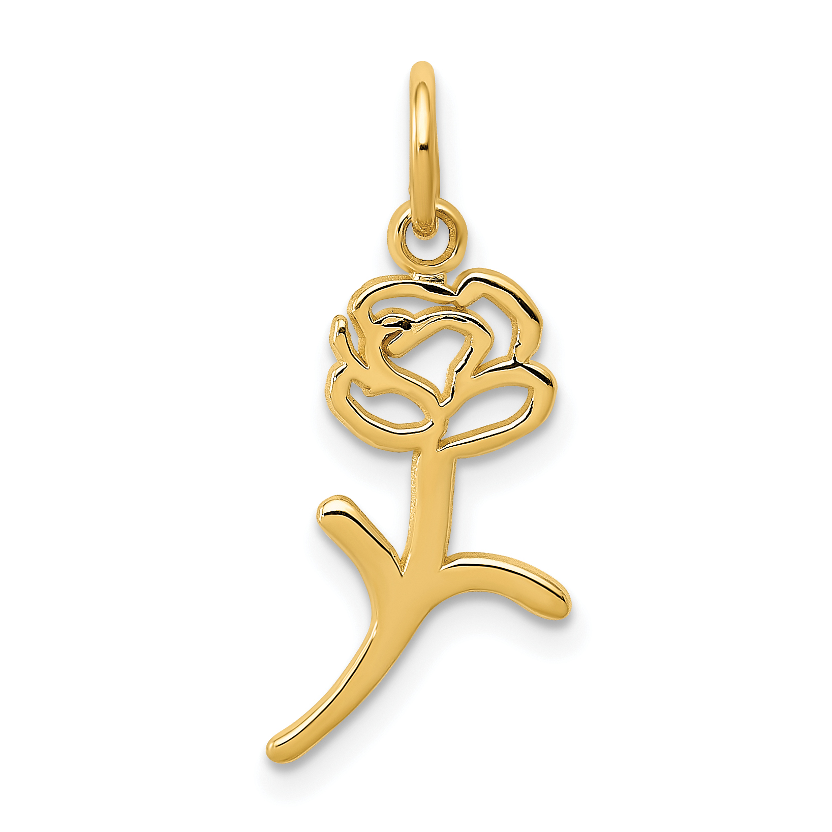 10k Rose Charm (10K3221)