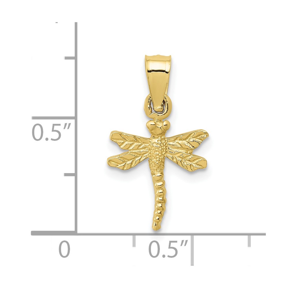 10K Dragonfly Pendant (10K3256)