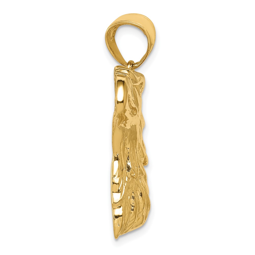 10K Eagle Head Pendant (10K3280)
