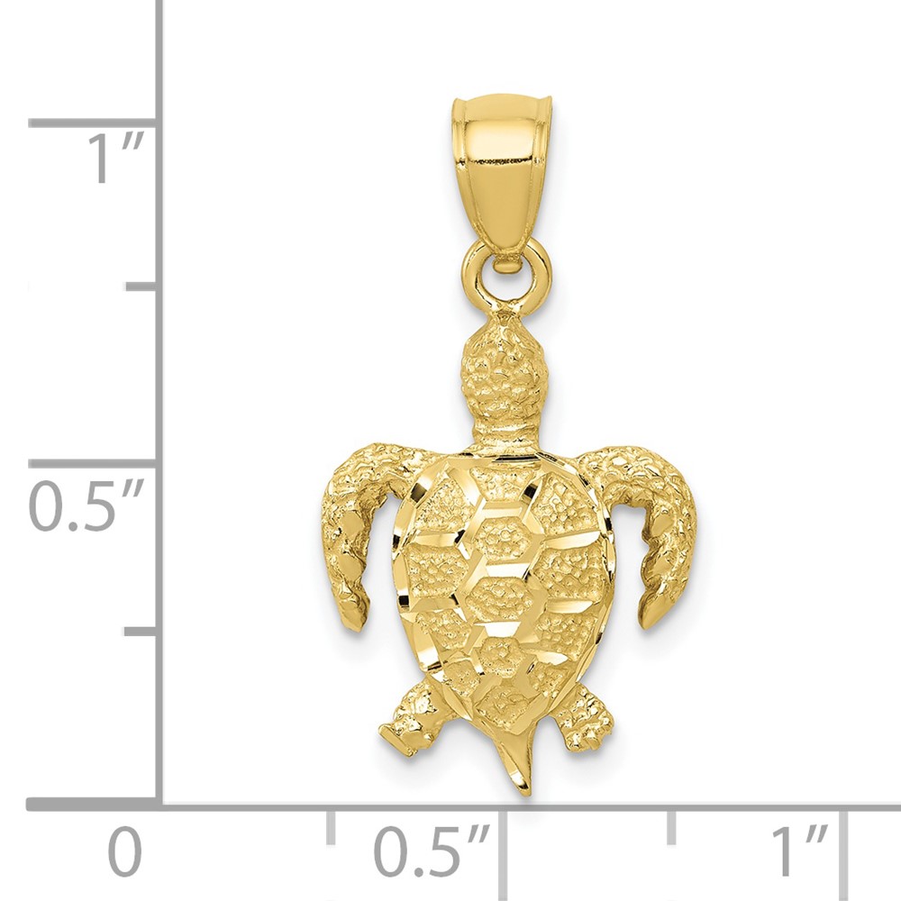 10K Turtle Pendant (10K3301)