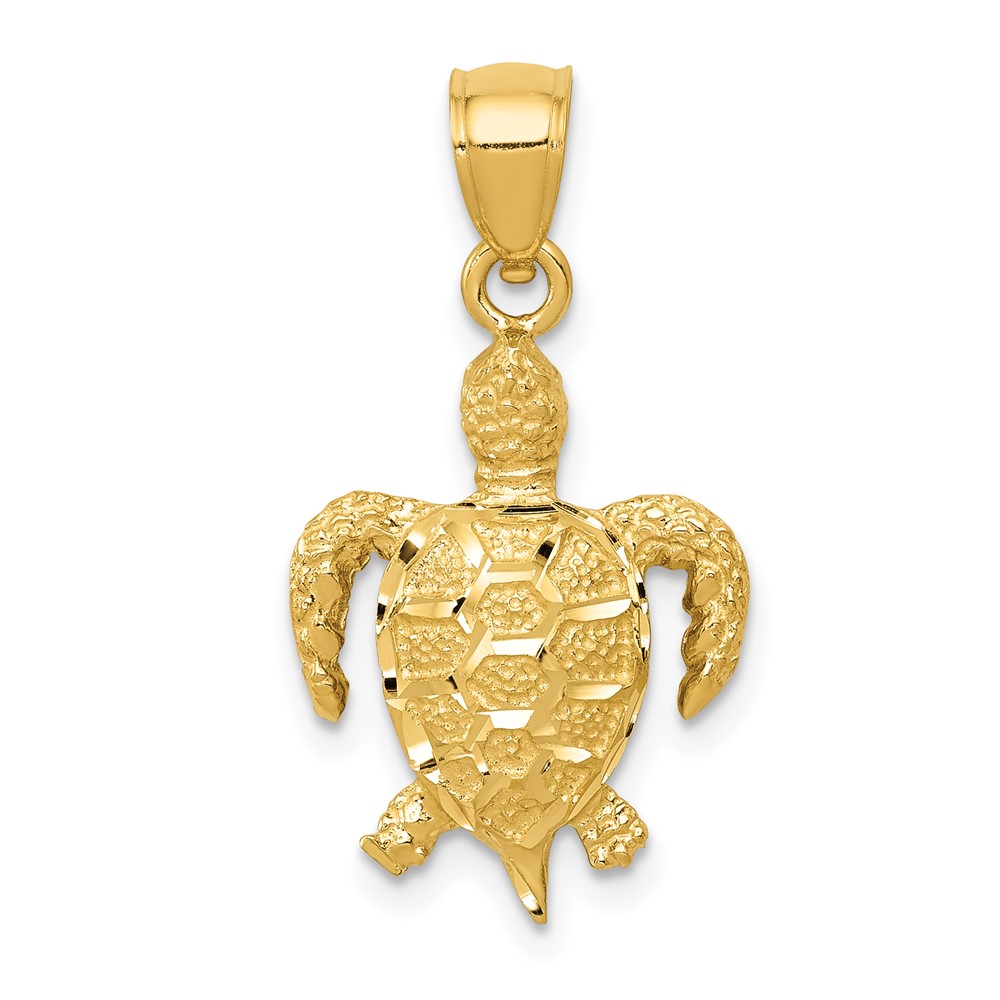 10K Turtle Pendant (10K3301)