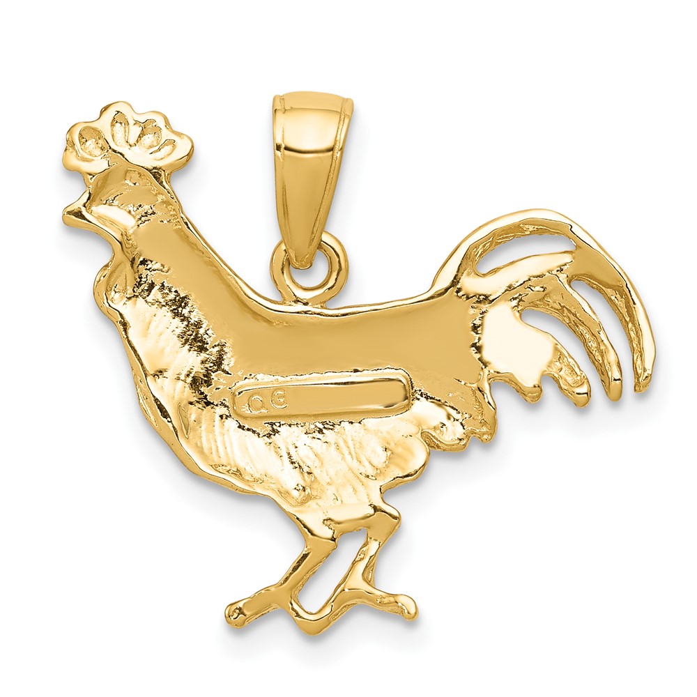 10k Rooster Pendant (10K3324)