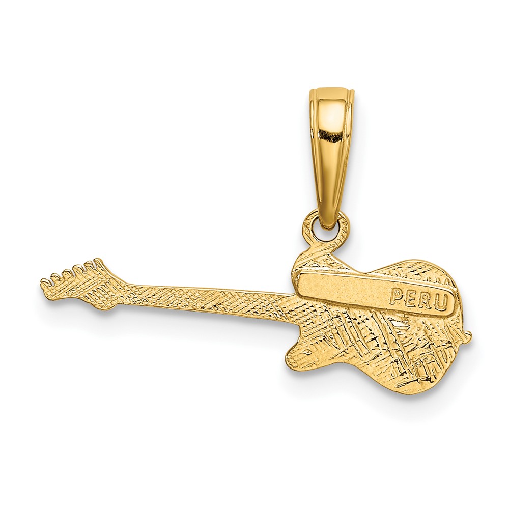 10k Electric Guitar Pendant (10K3512)