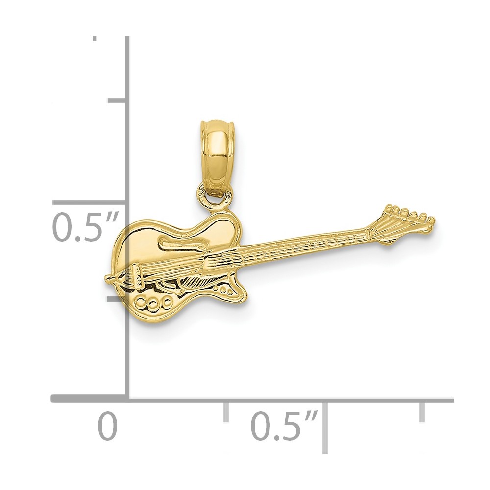 10k Electric Guitar Pendant (10K3512)