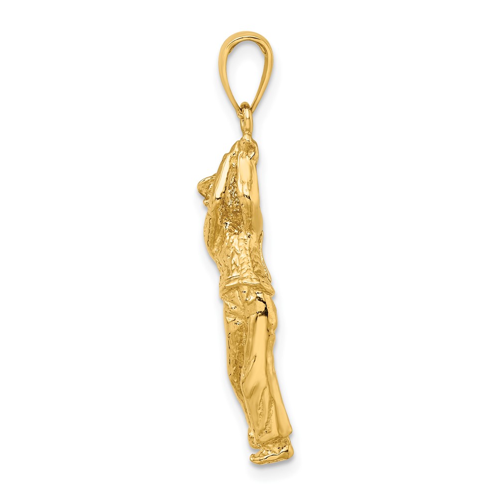 10k Golf Bag w/ Clubs Charm (10K3549)