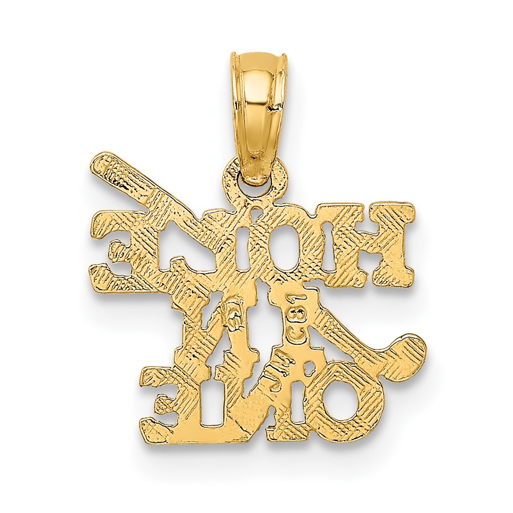 10K HOLE IN ONE with Golf Club Charm (10K3558)
