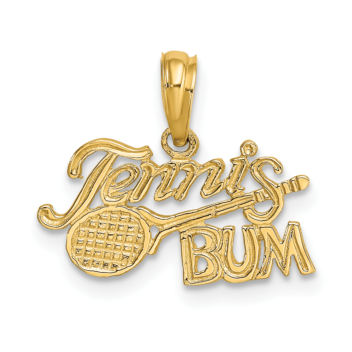 10K TENNIS BUM with Racquet Charm (10K3569)
