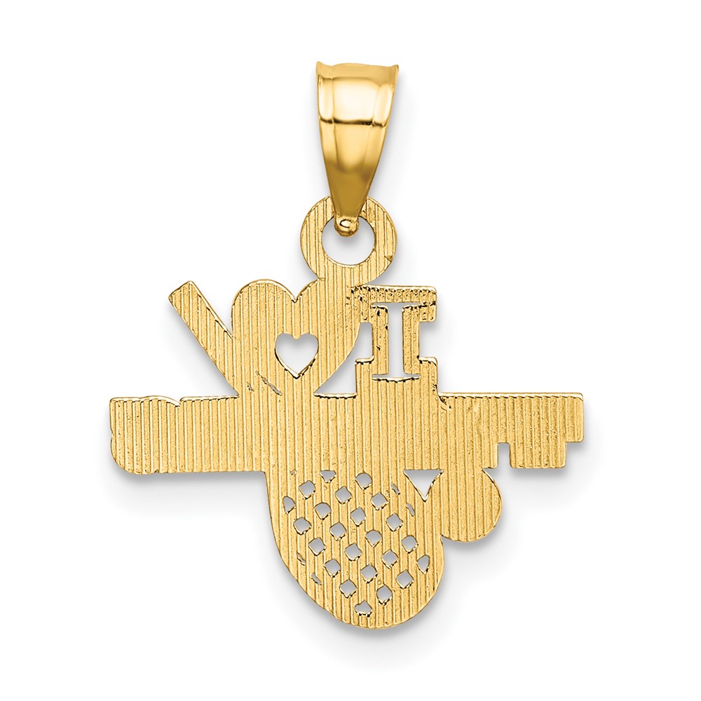 10K I HEART TENNIS Charm (10K3570)