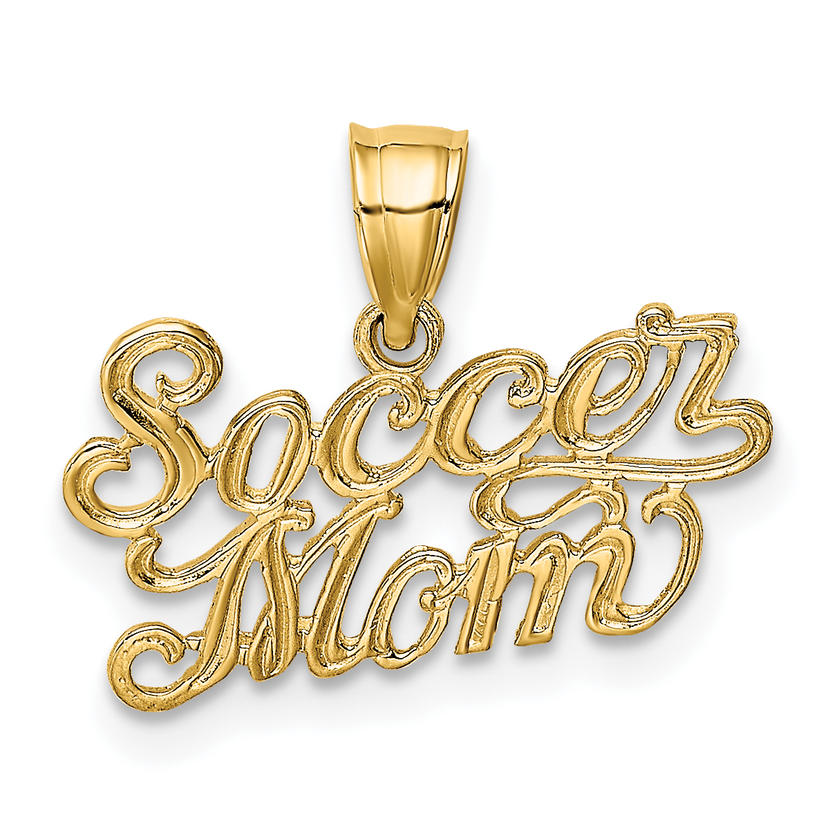 10K SOCCER MOM Charm (10K3582)
