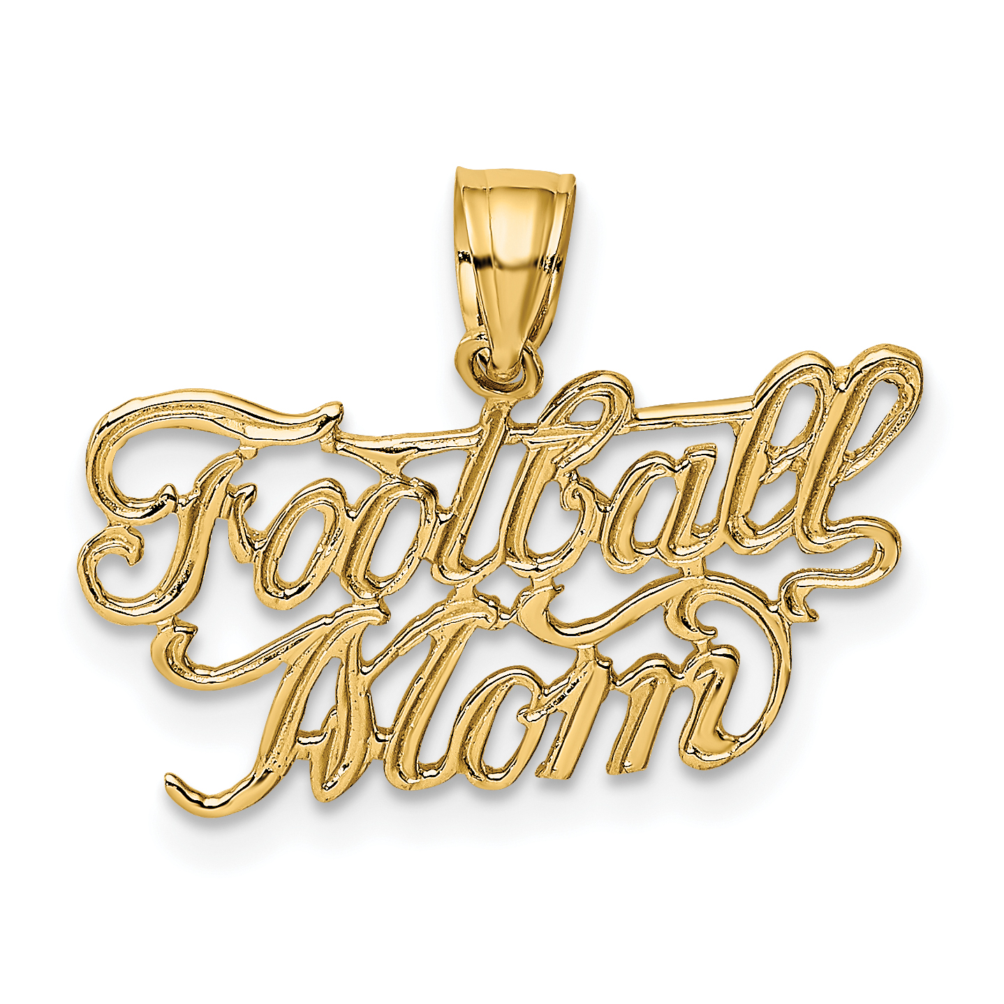 10K FOOTBALL MOM Charm (10K3597)