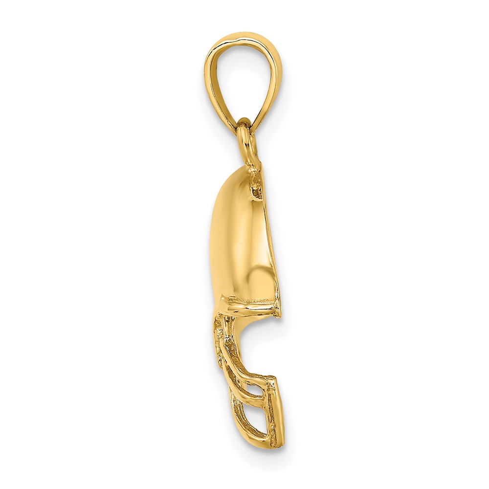 10K Football Helmet Pendant (10K3603)